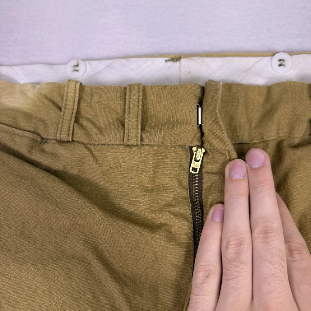 Vintage 1950s‎ Duxbak Aero Cloth Hunting Brush Pants 38 Talon Zip USA